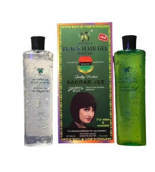New SARDAR JEE Black Hair Color Gel Long- Natural Black Color