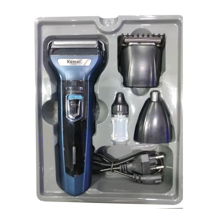 KEMEI 3 In 1 Rechargeable Electric Shaver & Trimmer KM-6332
